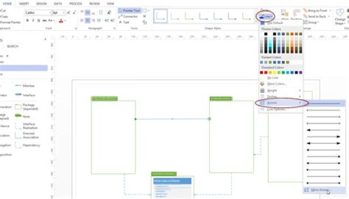 How Do I Get Bi-Directional Arrows In Visio 2013
