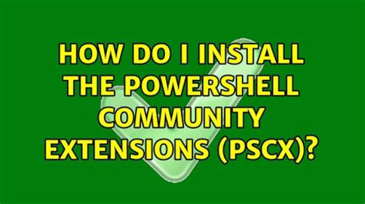 How do I install the PowerShell Community Extensions (PSCX)