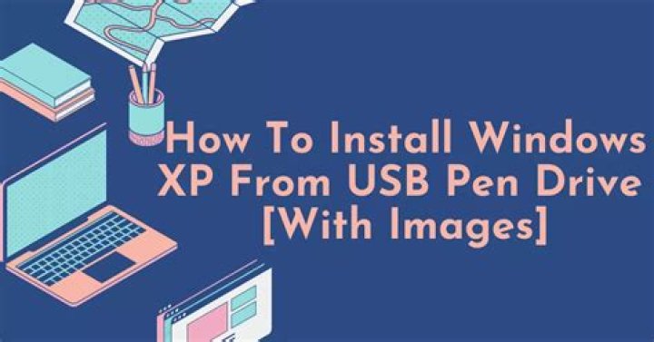 How do I install Windows XP from an external hard drive?