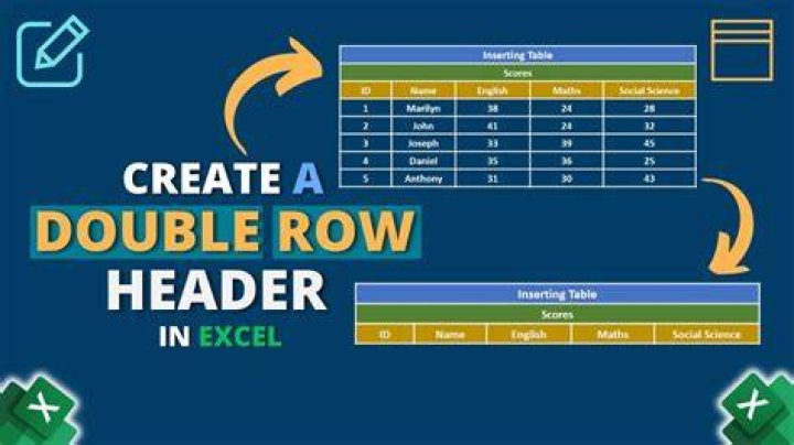 How do I keep multiple header rows visable when I use filters?