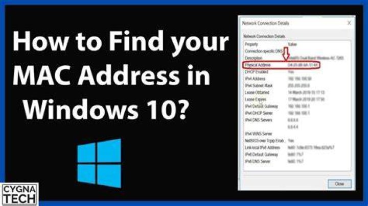 How do I locate the MAC address of my computer?
