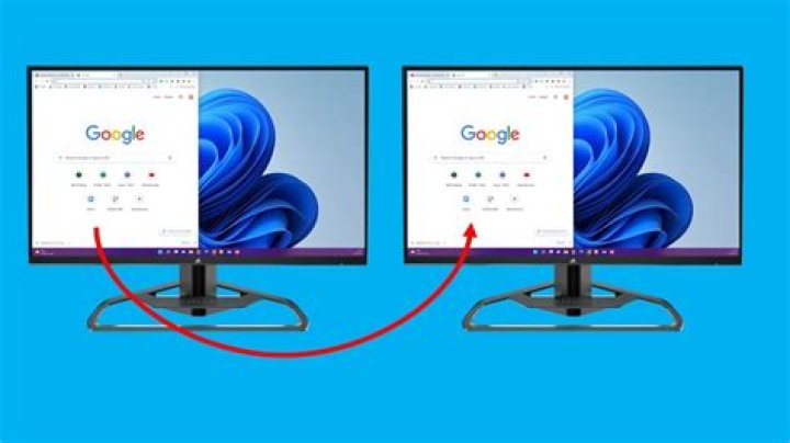 How do I move my current active window from one monitor to another using a keyboard shortcut?