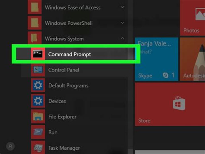 How do I open a program via the command prompt in Windows 8?
