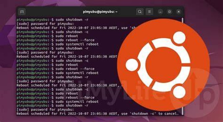 How do I restart Linux (Ubuntu) from the command-line?