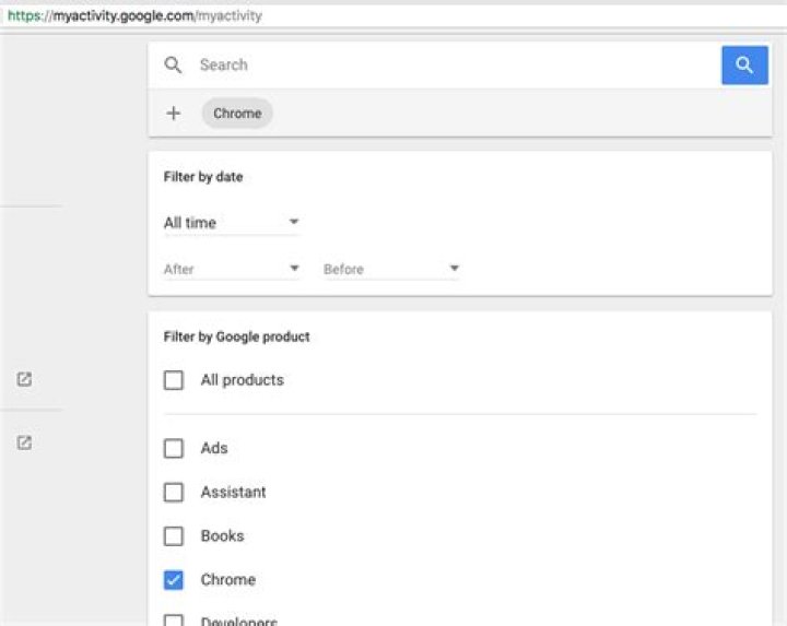 How do I view a specific date in my Google Chrome history?