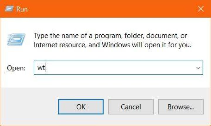 How do you launch Windows Terminal from the "WinKey+r" run command in Window 10? [duplicate]