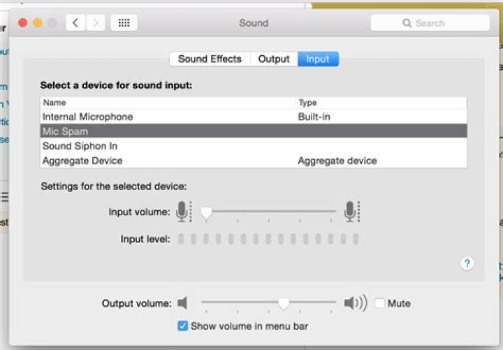 How do you remove Audio input/output devices on mac?