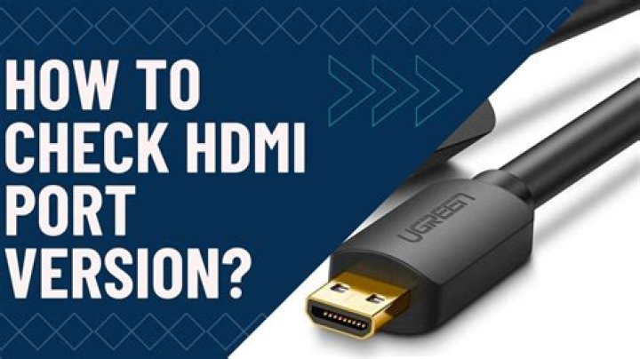 How is it possible to find out the HDMI version on windows?