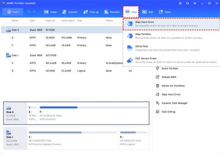 How safely does reinstalling Windows wipe old data?