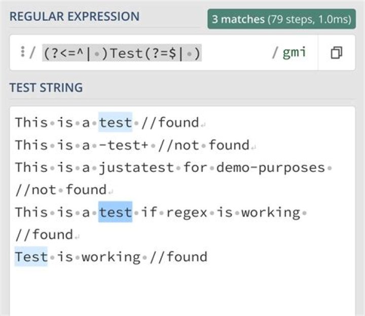How should I write a regex to match a specific word?