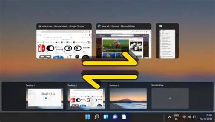 How switch between screen inside screen?