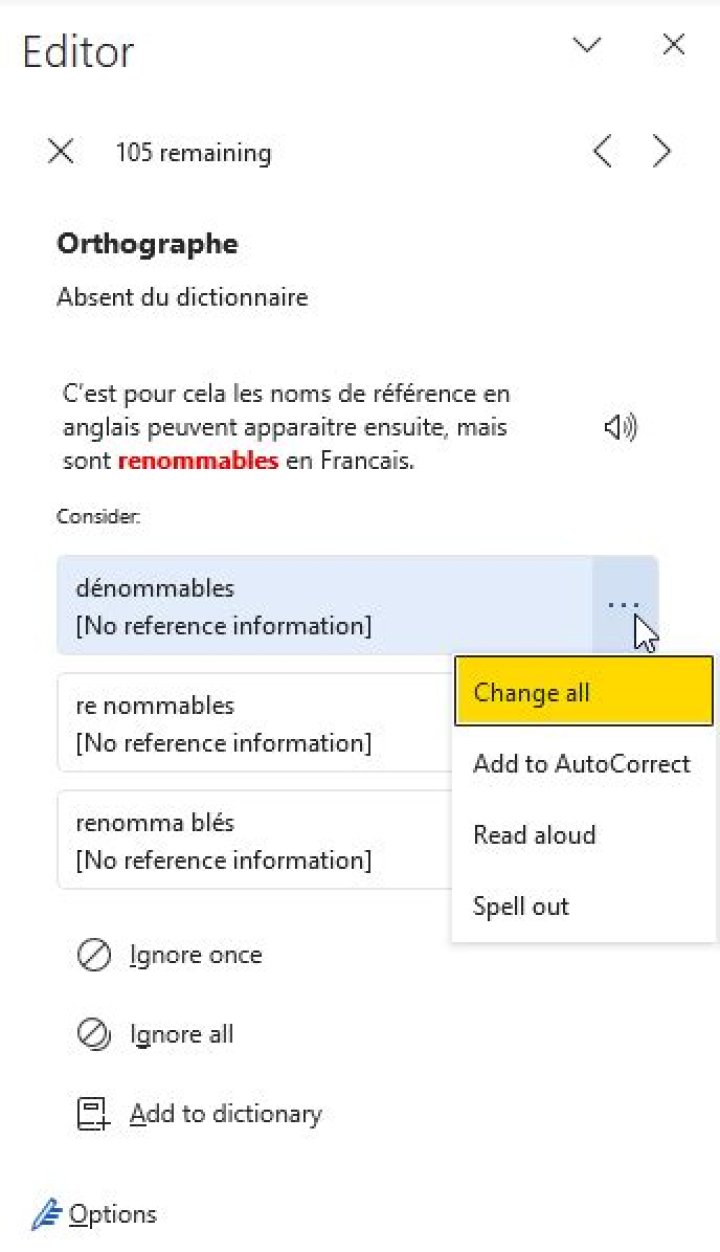 How to accept ALL recommended spelling correction in Microsoft word in one go?