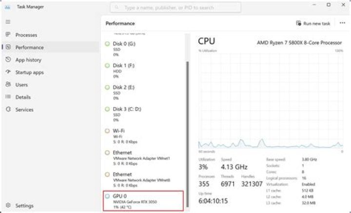 How to add temperature tab to task manager?
