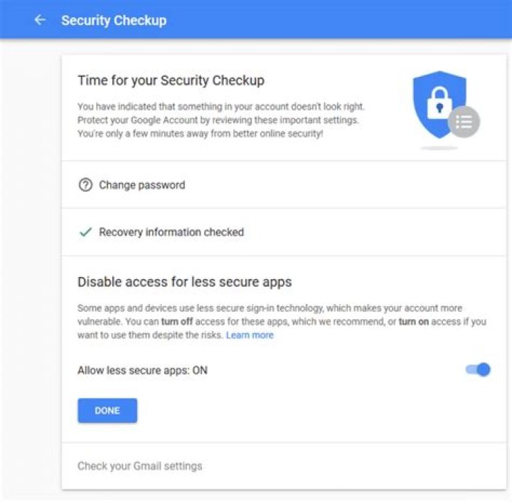 How to allow less secure app access in Microsoft email?