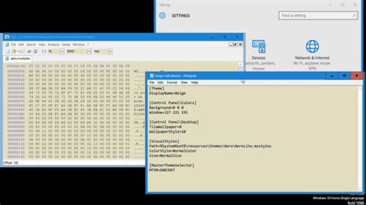 How to change default window background color in Windows 10?