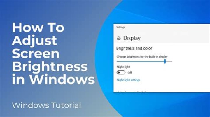 How to change desktop PC screen brightness without press the monitor's buttons?