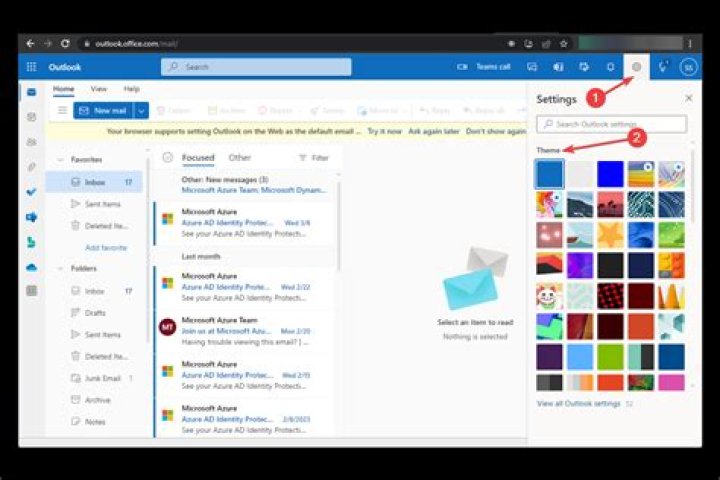 How to change the DEFAULT 'page color' for all new messages in Outlook 2016?