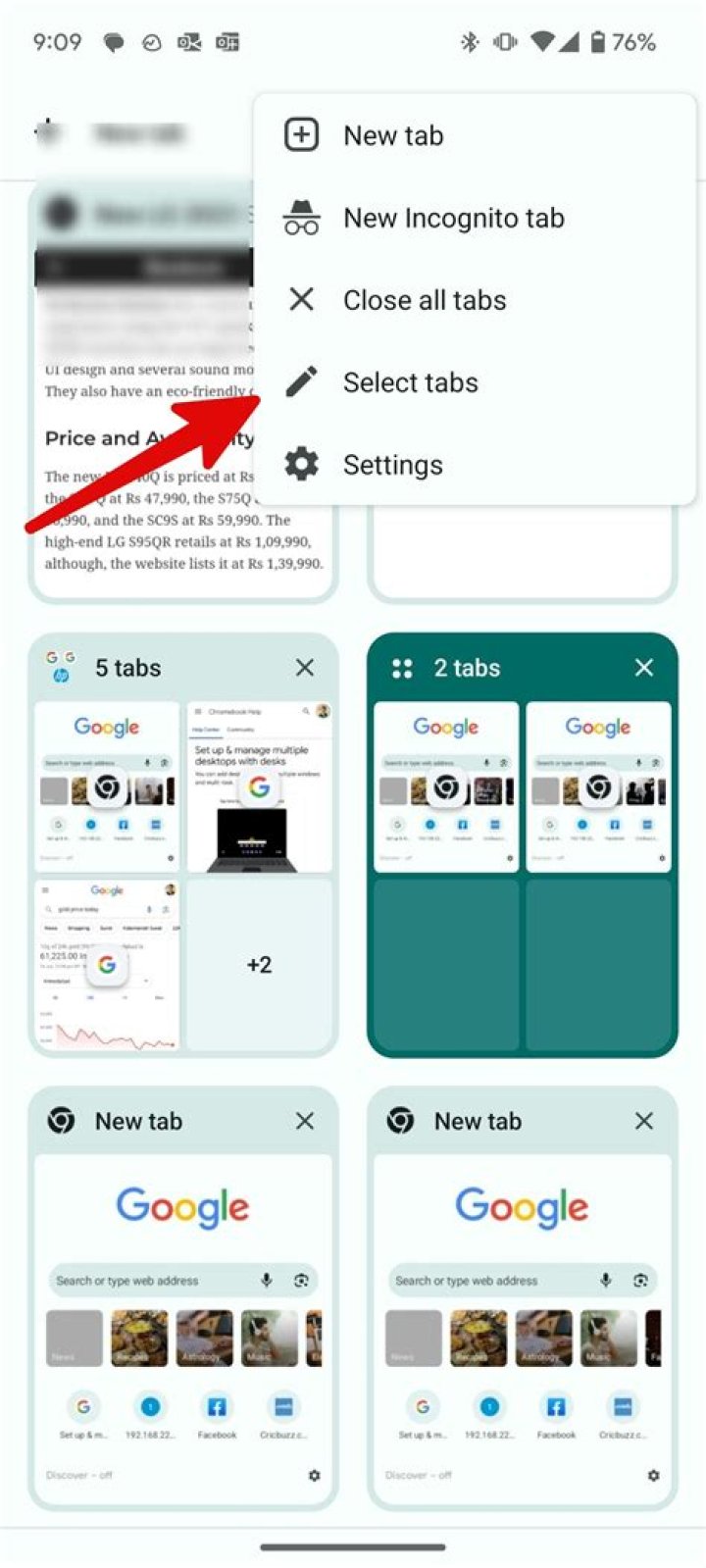 how to close google chrome and have it save your tabs