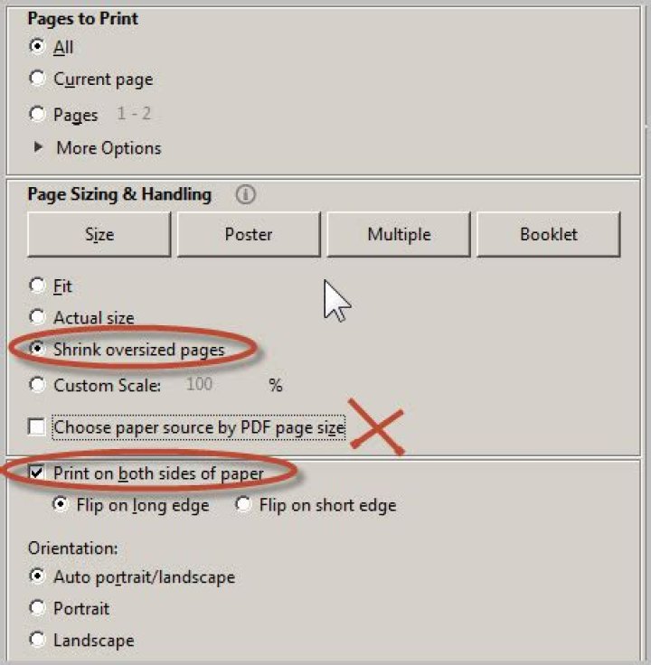 How to combine two 1-page documents into two-sided print?