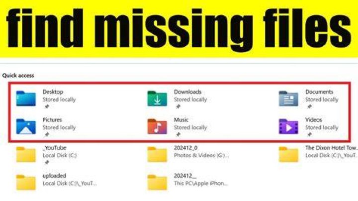 How to compare two hard drives (or folder) to find missing files in one of them?