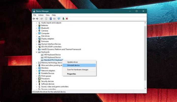 How to completely uninstall USB DEVICE (i.e. mouse or keyboard) driver?