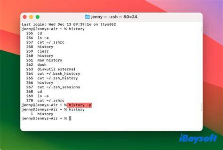 How to configure zsh to clear history on exit?