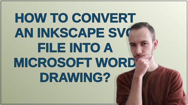 How to convert an Inkscape SVG file into a Microsoft Word drawing?