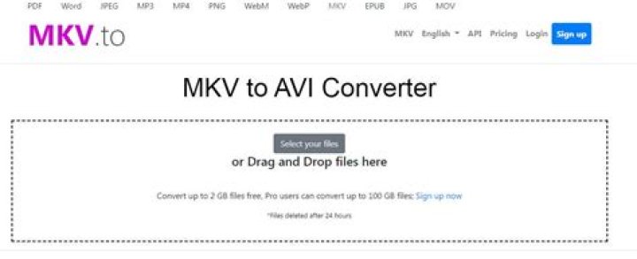 How to convert an MKV to AVI with minimal loss