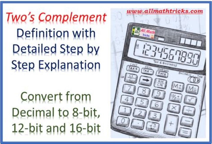 How to convert two's complement? Calculator program and usage example [duplicate]