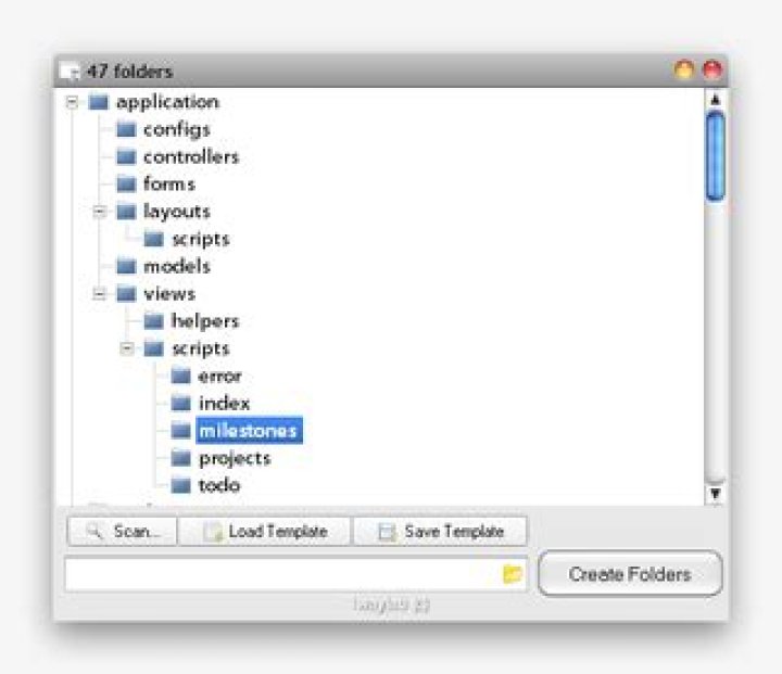 How to copy a directory structure without copying files?