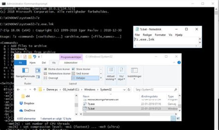 How to create a link to an executable which must be run in its own folder?