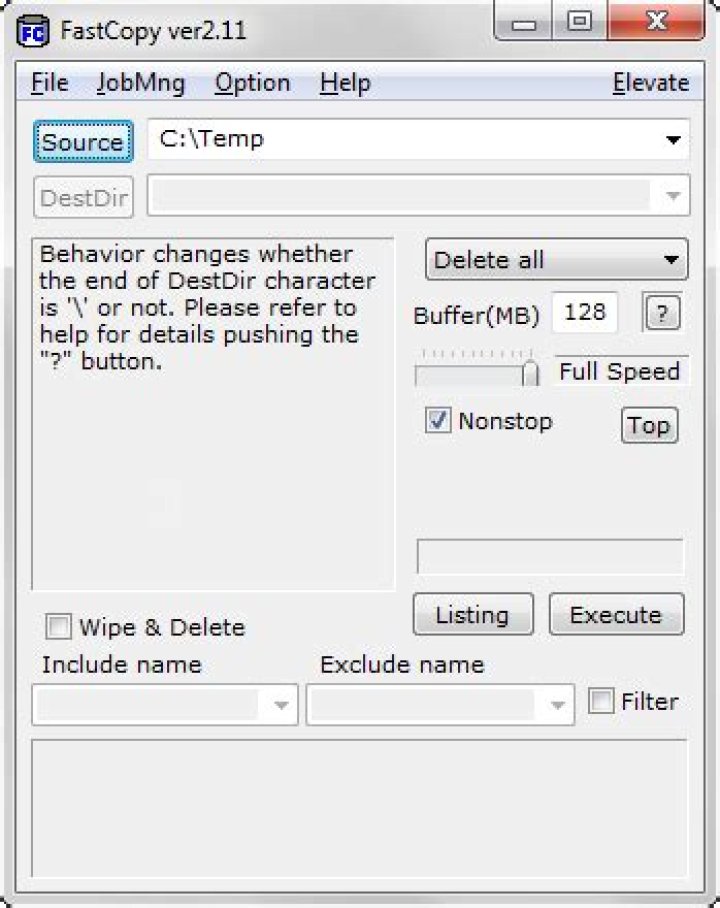 How to delete directories with path/names too long for normal delete