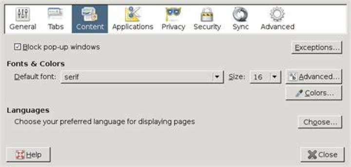 How to disable popups in Firefox without add-ons?