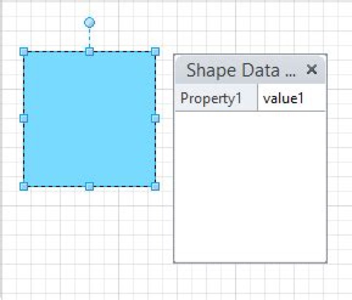 How to display shape data on the document itself