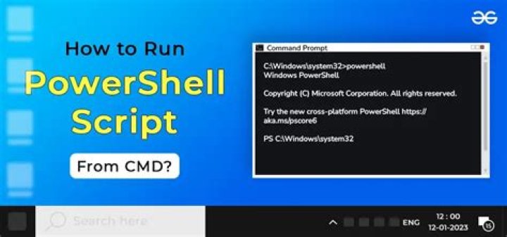 How to Execute Powershell Script AS Powershell 7 from Command Prompt