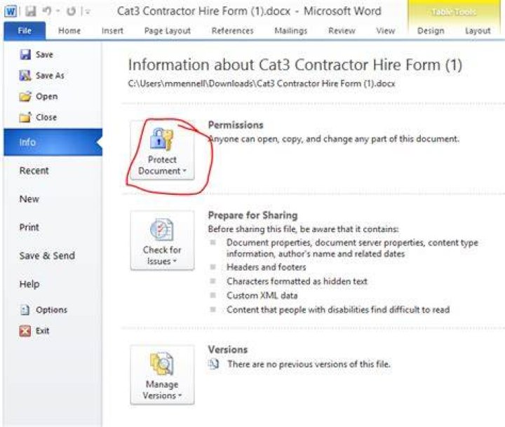 How to fill fill-in forms inside Microsoft Word documents