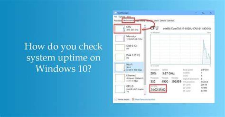 How to find out uptime on Windows?