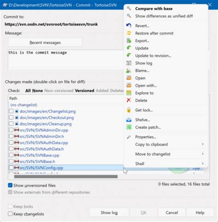 How to find the current revision that a working copy is in using TortoiseSVN?