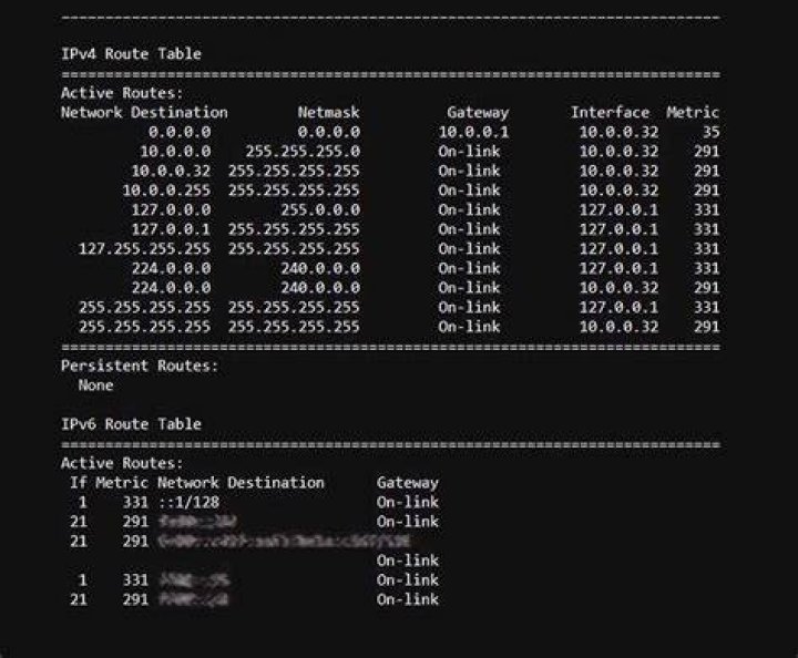 how to find the gateway used for routing
