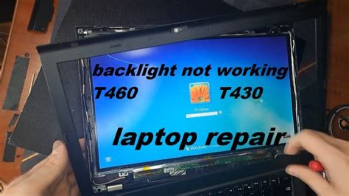 How to fix a non-working laptop backlight?