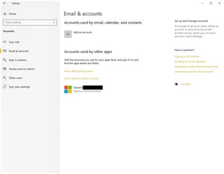 How to force Windows 10 Mail app to remove bad account?