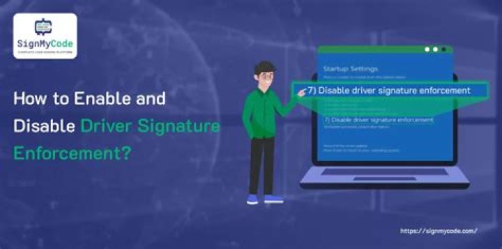 How to force Windows 7 to disable driver signature enforcement?