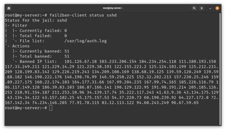 How to get list banned ip and its unban time in fail2ban on Linux?