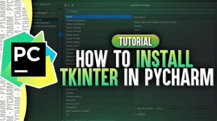 how to install Tkinter to Pycharm(community edition)?