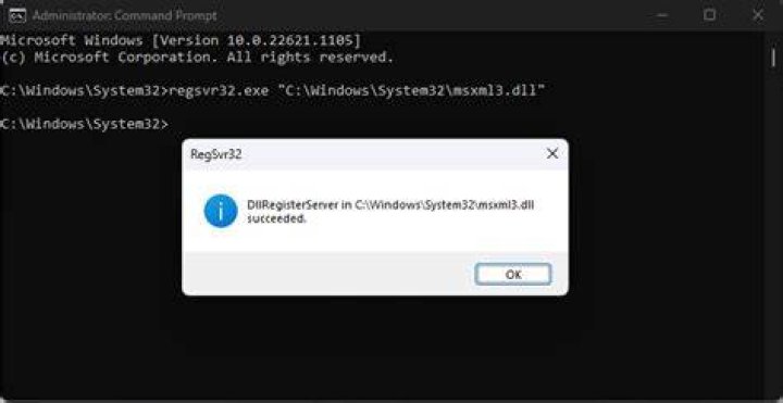 How to load a DLL with regsvr32 in cmd in Windows 10?