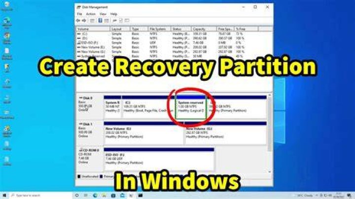 How to move the recovery partition on Windows 10?