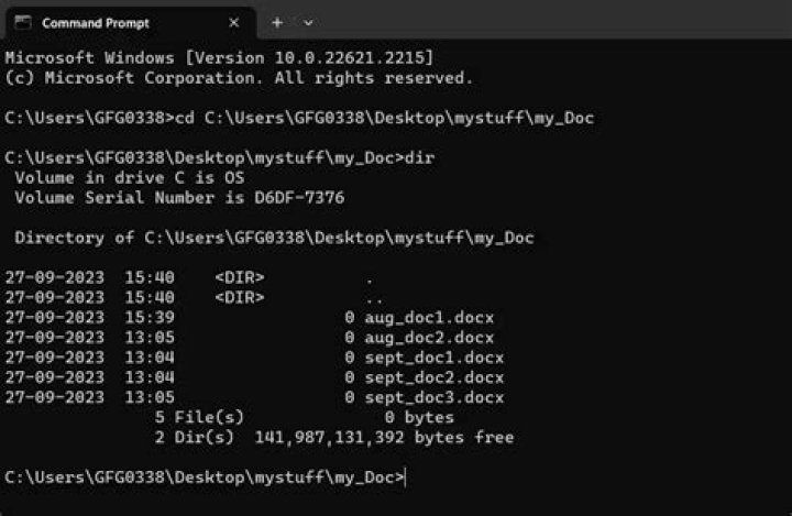 How to pipe Windows "dir" in ANSI codepage