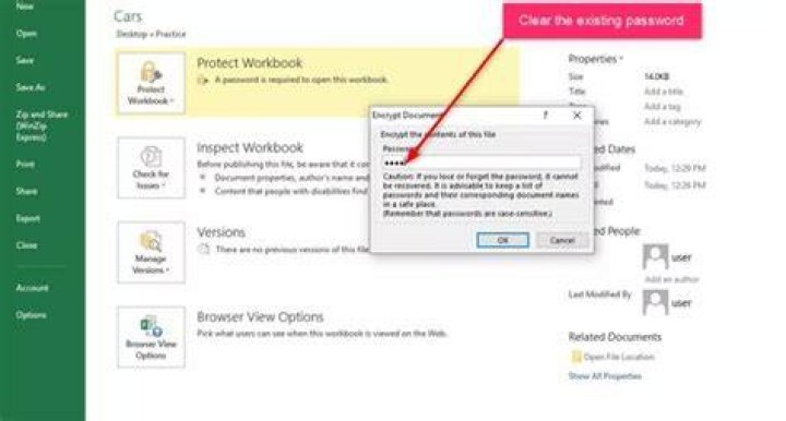 How to remove protection from a table cell?