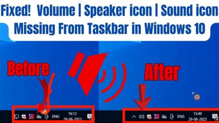 How to remove the volume icon in w7 taskbar