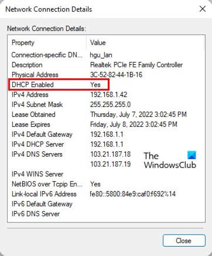 How to request a specific IP address from DHCP server?